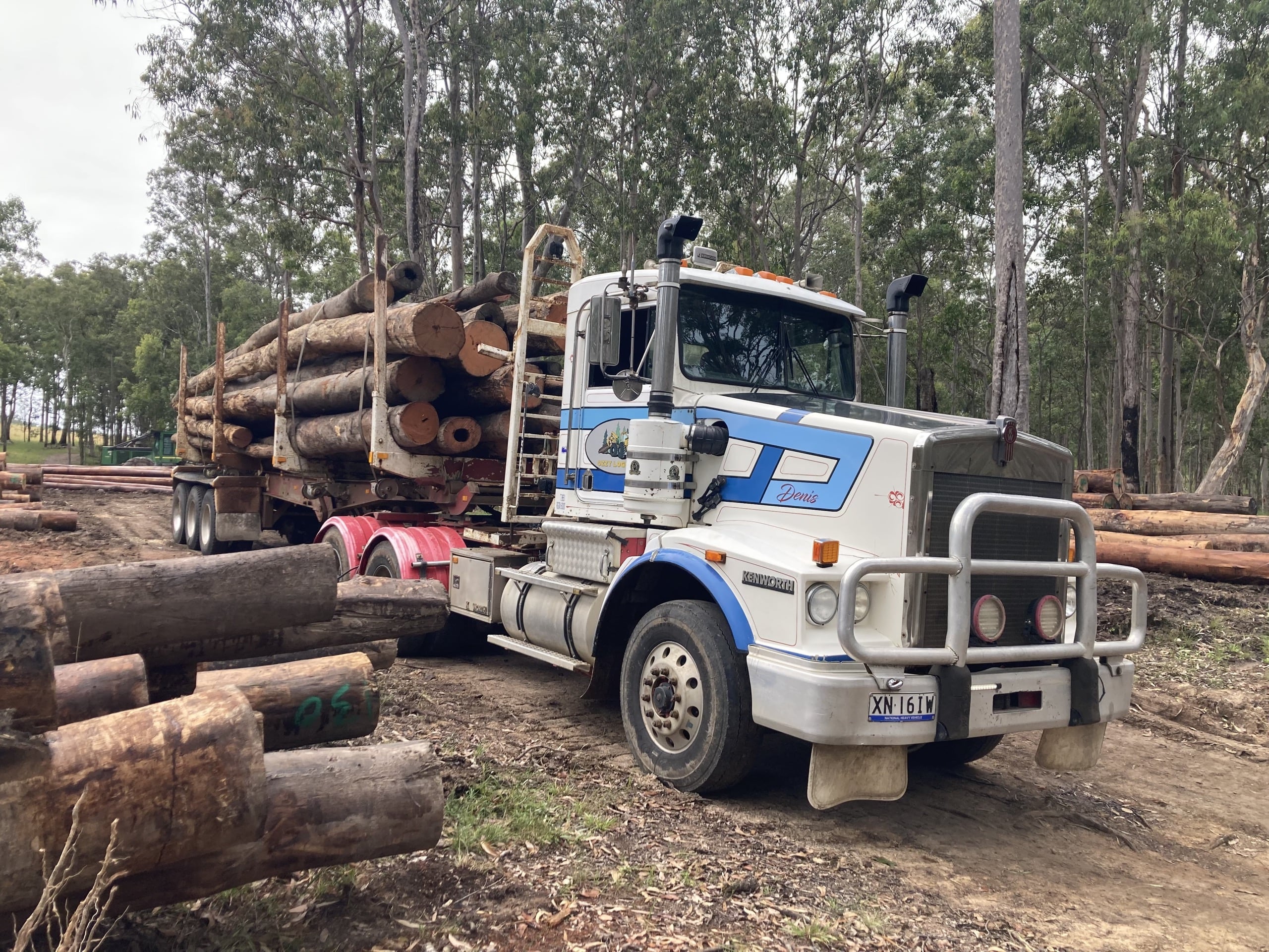 a logging truck