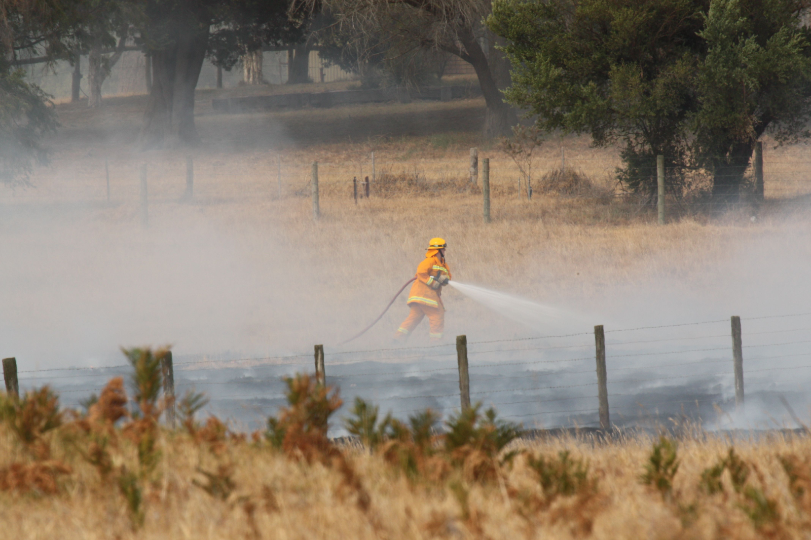 fireman in paddock