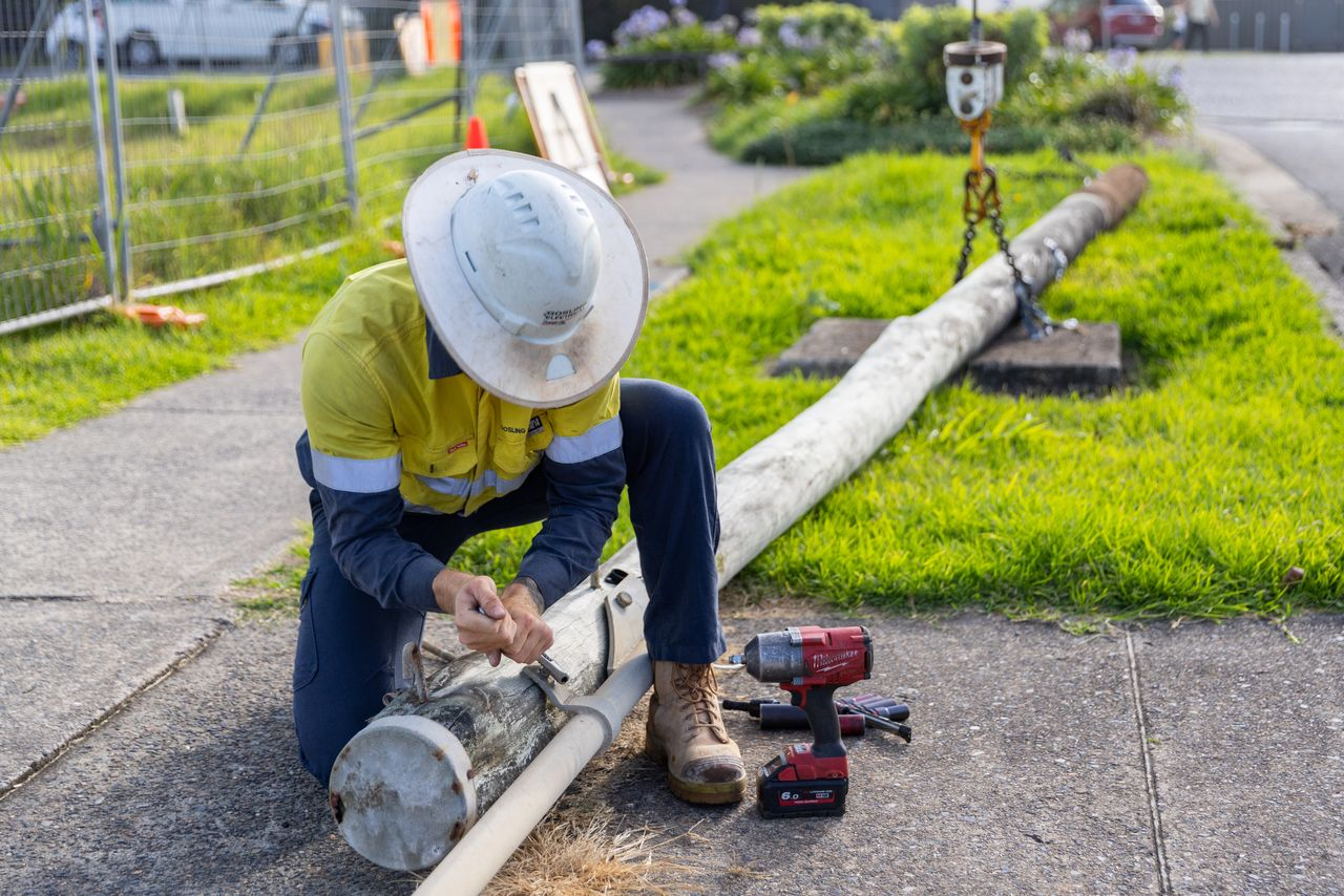 The Life of a Telegraph Pole: From Forest to Footpath 3 After serving as a utility pole for 40 years or more, the timber is removed and repurposed for a wide range of uses, from farm fencing and retaining walls to landscaping and playground structures.
